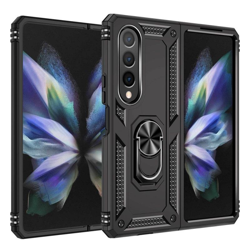 Θήκη Samsung Galaxy Z Fold 4 Στρατιωτικός Βαθμός Με Δαχτυλίδι